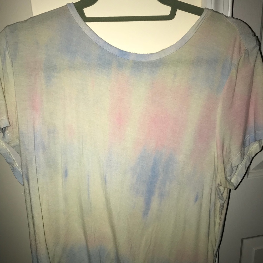 Multi colored, soft, short sleeve tee